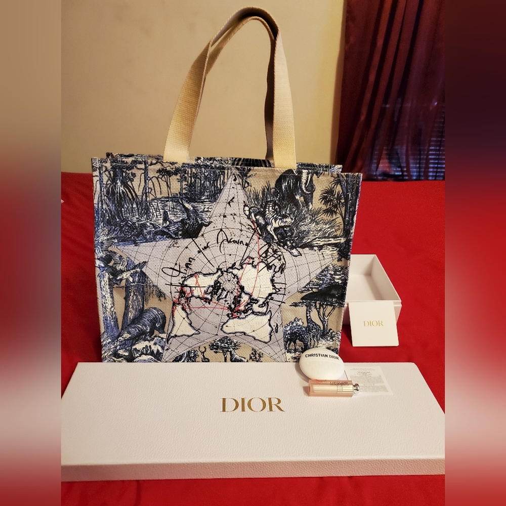 Dior Platinum Tote Bag Set
